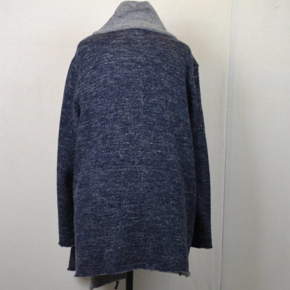 For CYNTHIA 100% wool neck cardigan sweater wrap long sleeve size large,pockets - Picture 4 of 7